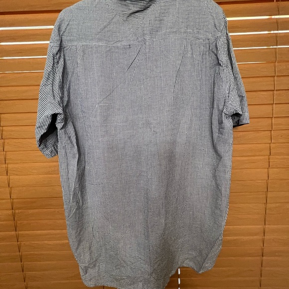 Vintage Metropolitan tunic plaid shirt size XL black/White - Picture 2 of 7